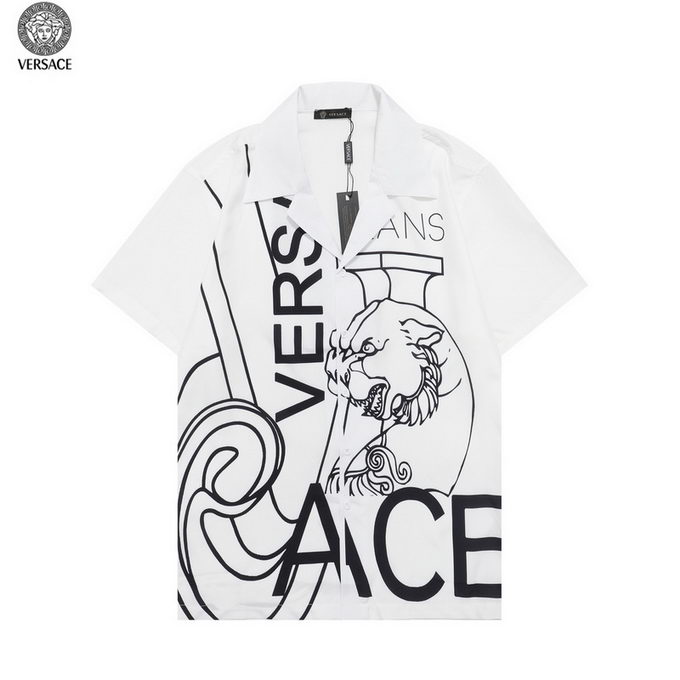 Versace Shirt Short Slv Mens ID:20230310-123